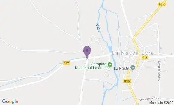 Localisation La Neuve Lyre - 27330