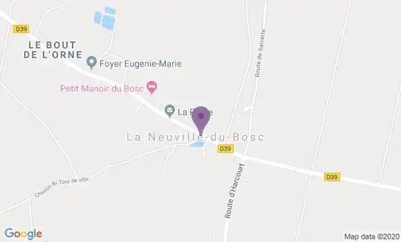 Localisation La Neuville du Bosc Ap - 27890