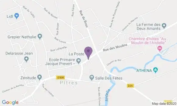 Localisation Pitres Bp - 27590
