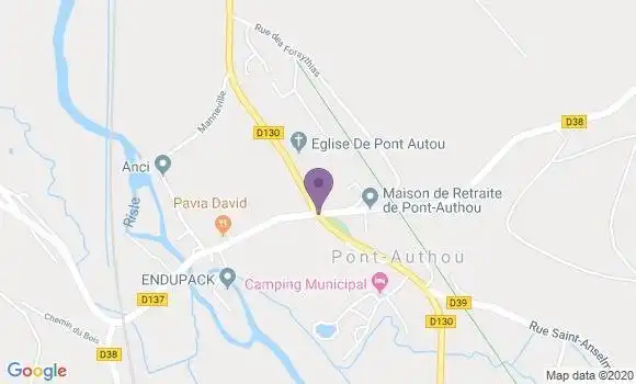 Localisation Pont Authou Bp - 27290