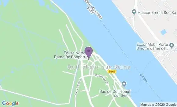 Localisation Quillebeuf sur Seine Bp - 27680
