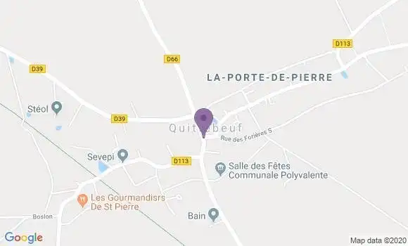Localisation Quittebeuf Bp - 27110