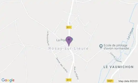 Localisation Rosay sur Lieure Ap - 27790