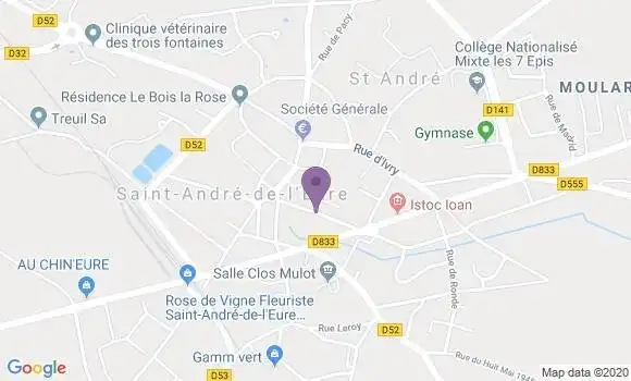 Localisation Saint Andre de l