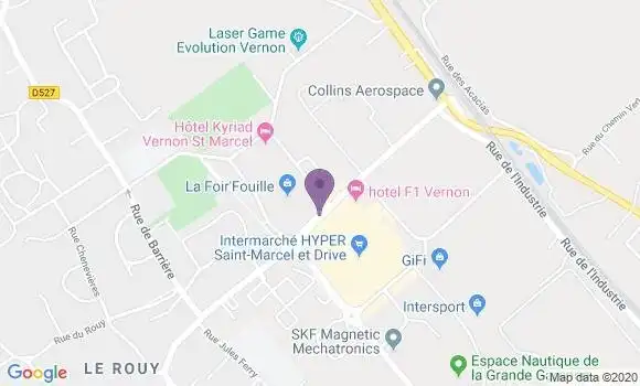 Localisation Saint Marcel Bp - 27950