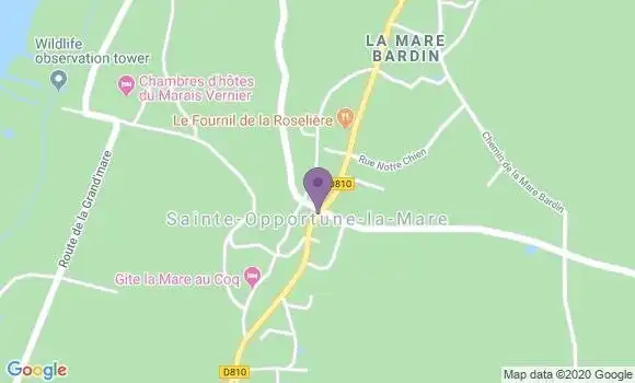 Localisation Sainte Opportune la Mare Ap - 27680
