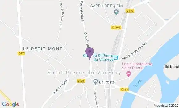 Localisation Saint Pierre du Vauvray Bp - 27430