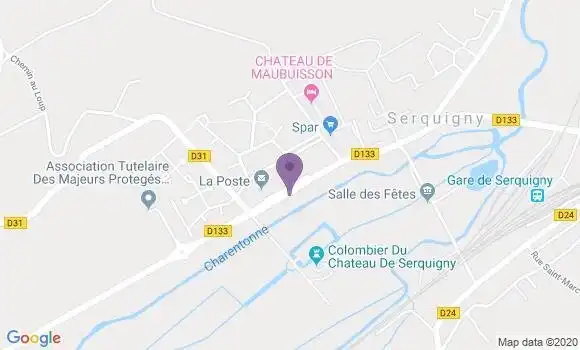 Localisation Serquigny Bp - 27470