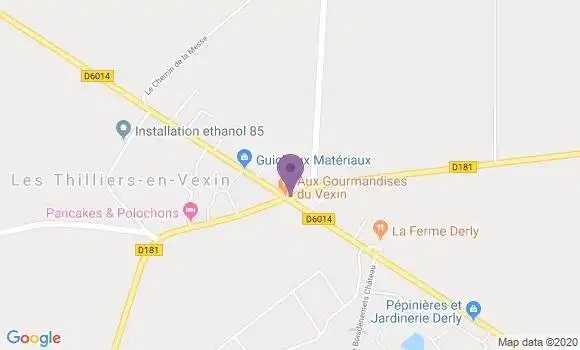 Localisation Les Thilliers En Vexin Bp - 27420
