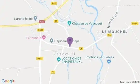 Localisation Vascoeuil Ap - 27910