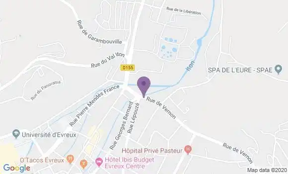 Localisation Vernon - 27200