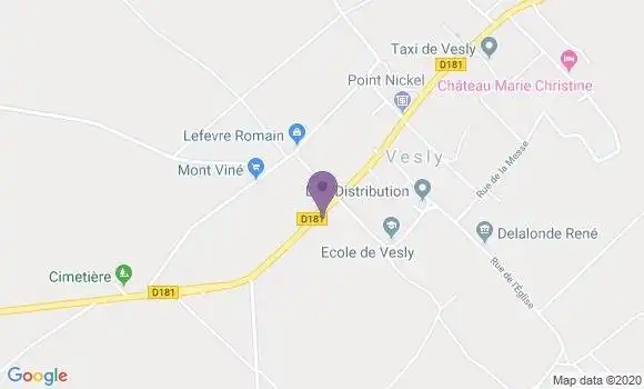 Localisation Vesly Ap - 27870