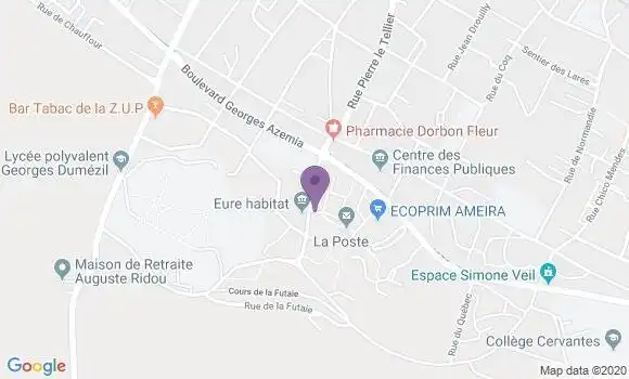 Localisation Vernon Blancheres Ap - 27200