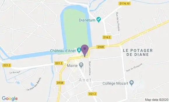Localisation Anet - 28260