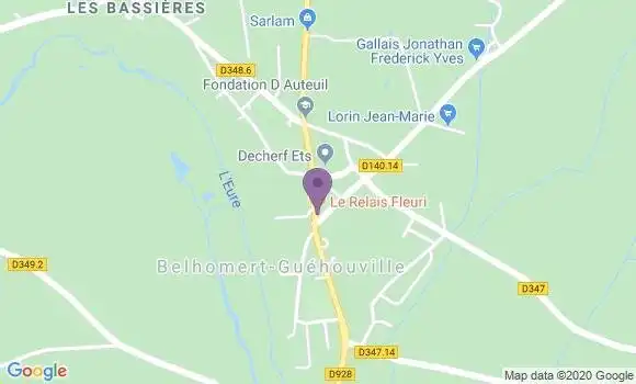 Localisation Belhomert Guehouville Ap - 28240
