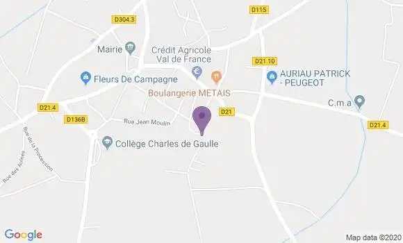 Localisation Bercheres sur Vesgre Bp - 28260