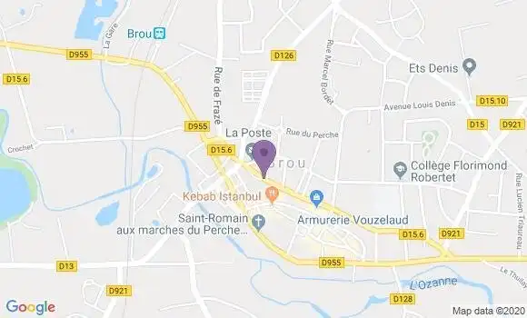 Localisation Brou - 28160