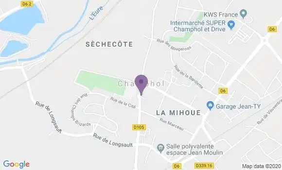 Localisation Champhol Bp - 28300