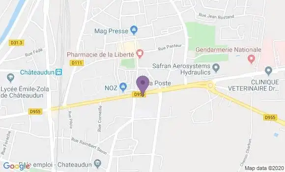 Localisation Chateaudun Kellermann - 28200