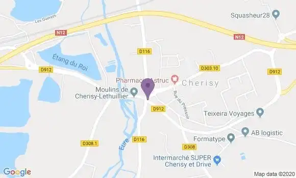 Localisation Cherisy Bp - 28500