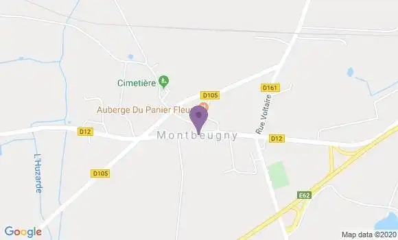 Localisation Montbeugny Ap - 03340