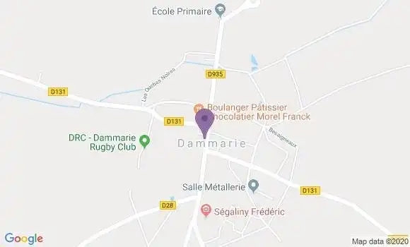 Localisation Dammarie Bp - 28360