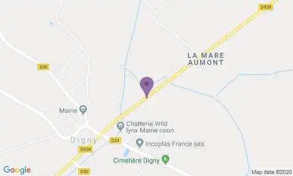Localisation Digny Ap - 28250