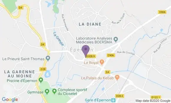 Localisation Epernon - 28230