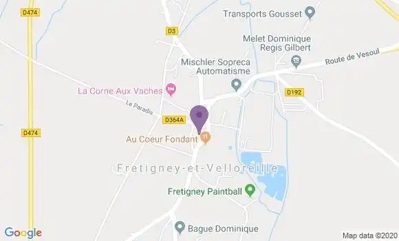 Localisation Fretigny Apc - 28480