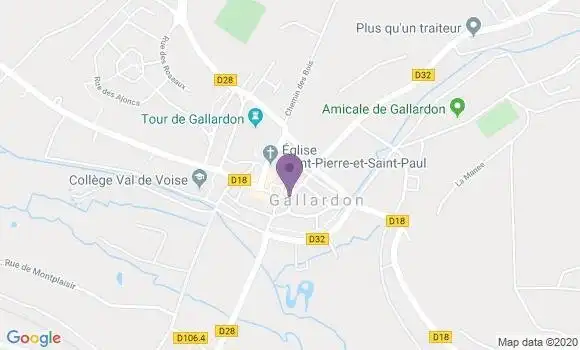 Localisation Gallardon Bp - 28320