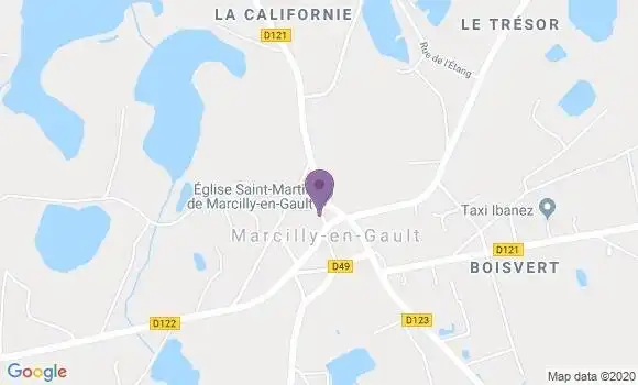 Localisation Le Gault St Denis Ap - 28800