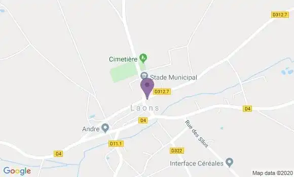 Localisation Laons Ap - 28270