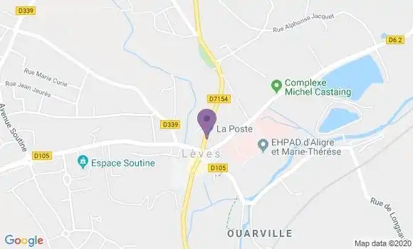 Localisation Leves Bp - 28300