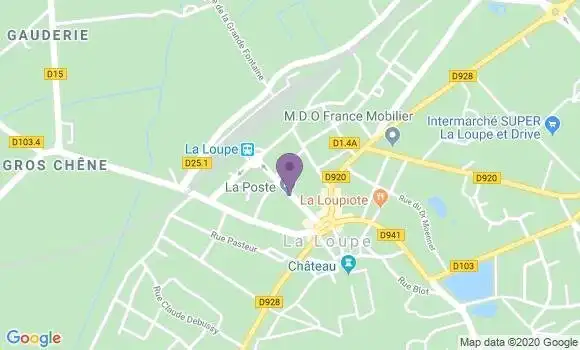 Localisation La Loupe - 28240