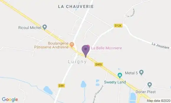 Localisation Luigny Ap - 28480