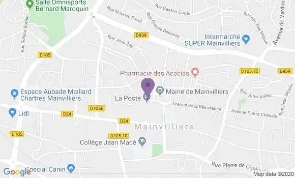 Localisation Mainvilliers - 28300