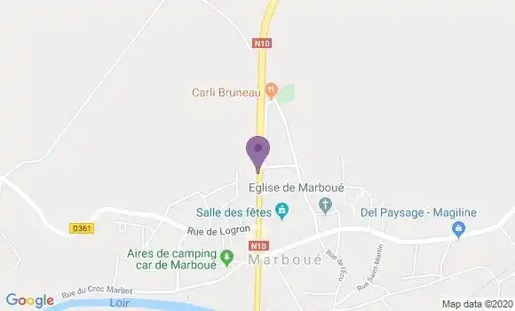 Localisation Marboue Ap - 28200