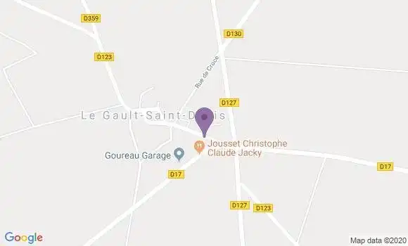 Localisation Meslay le Vidame Apc - 28360