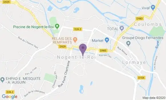 Localisation Nogent le Roi - 28210