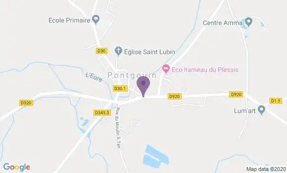 Localisation Pontgouin Ap - 28190