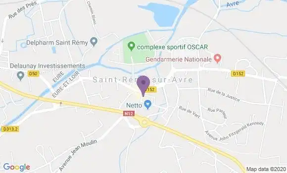 Localisation Saint Remy sur Avre Bp - 28380
