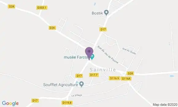 Localisation Sainville Bp - 28700