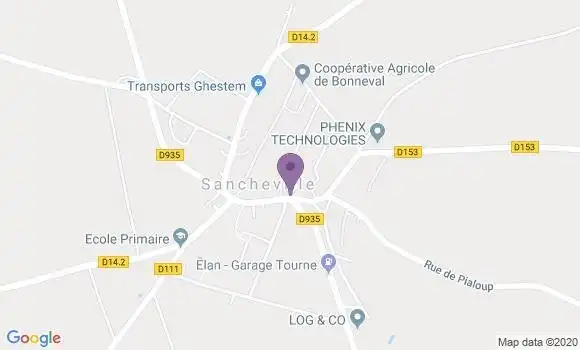 Localisation Sancheville Ap - 28800