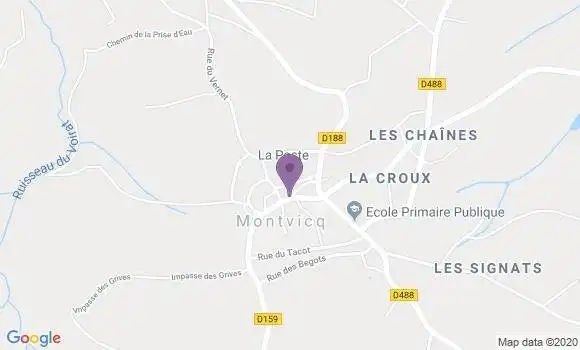 Localisation Montvicq Bp - 03170