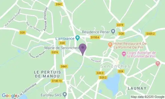 Localisation Senonches - 28250