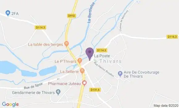 Localisation Thivars - 28630