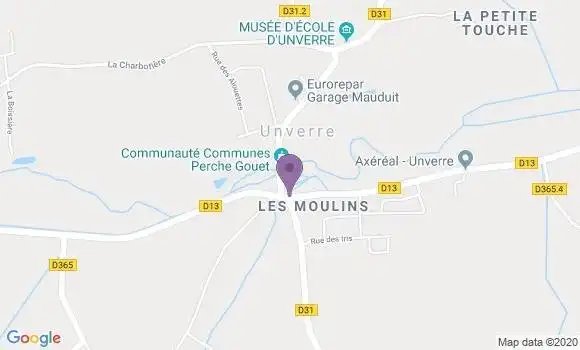Localisation Unverre Ap - 28160