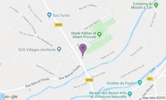 Localisation Chateaudun St Jean Apc - 28200