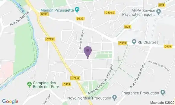 Localisation Chartres Beaulieu - 28000