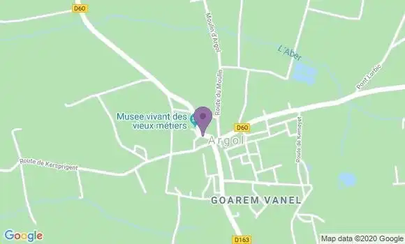Localisation Argol Bp - 29560